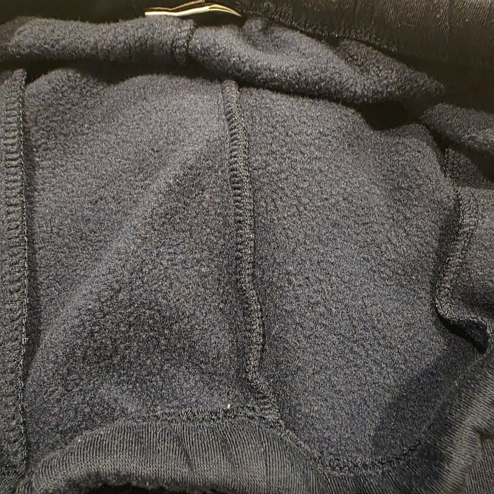 Disney Stitch Sweatpants Navy Blue L/G Character Graphic Drawstring Pockets - Picture 7 of 9